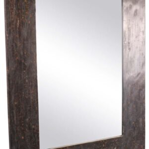 Niryat Business 36” Rectangular Wall-Mirror with Mango-Wood & Horn Frame - Black - Home Decor - Buy in Bulk Wholesale