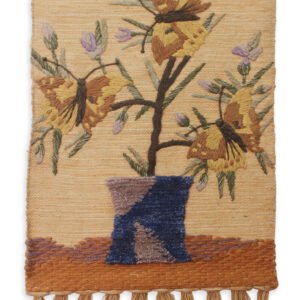 Niryat Business Hand woven Floral Aesthetic Decorative wall hanging home décor, Large Tassels
