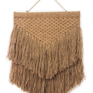 Niryat Business Hand Woven Brown Color Jute Wall Hanging Home Décor,Bohemian Style Wall Hanging