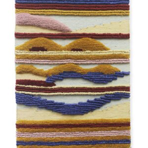 Niryat Business Hand Woven Multicolor Decorative Woolen and Jute Modern Wall Hanging for Home and Office Décor