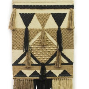 Niryat Business Boho Geometric Hand Woven Wall Hanging Home Décor/ Decorative Wall Hanging Décor with large Tassels
