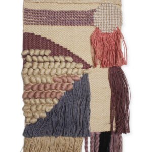 Hand Woven Multicolor Abstract Theme Decorative Modern Wall Hanging for Home Décor