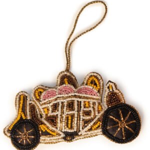 Niryat Business 2.5"x 5" Beaded Bicycle christmas décor