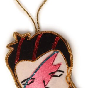 Niryat Business 3"x2.4" Elvis in Sequins Christmas Décor